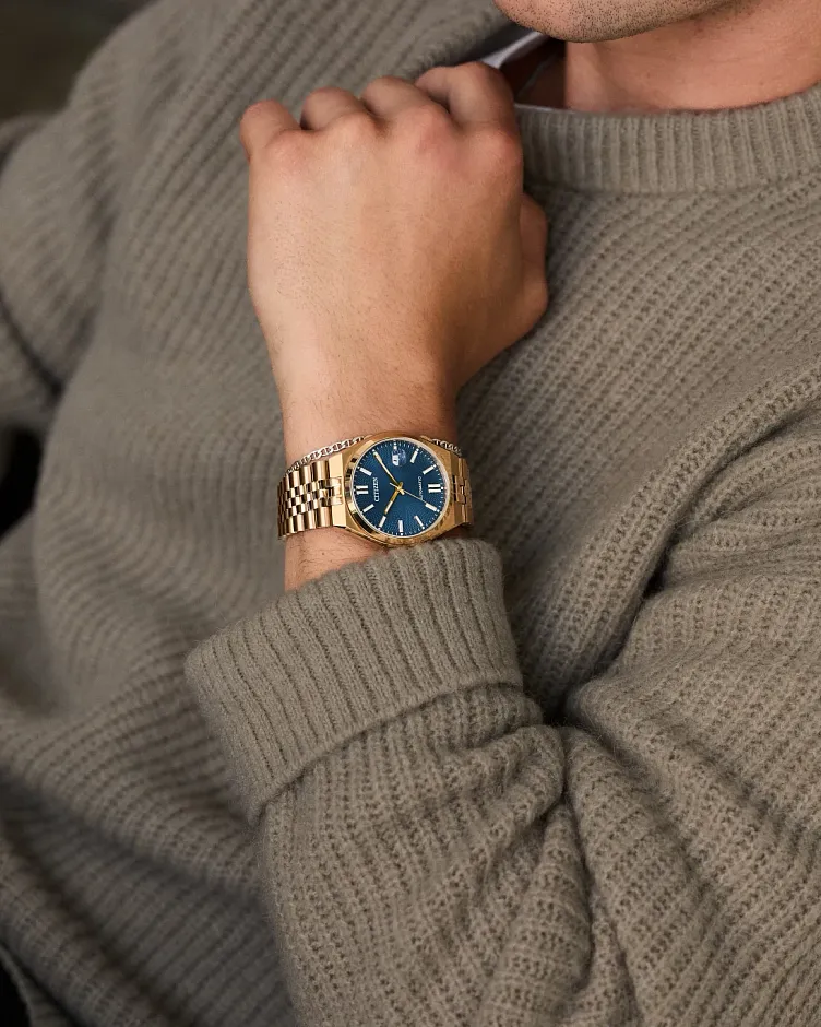 TSUYOSA 60 Blue Dial Stainless Steel Bracelet NK0023-57L | CITIZEN TSUYOSA 60 Blue Dial Stainless Steel Bracelet NK0023-57L | CITIZEN